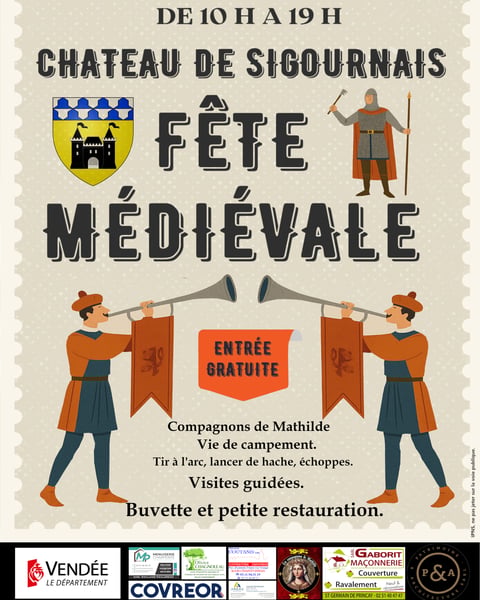 Fête médiévale au château de Sigournais