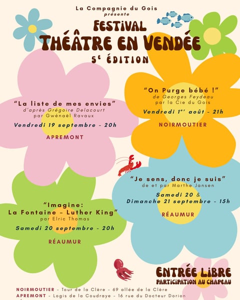 Festival "théâtre en Vendée"