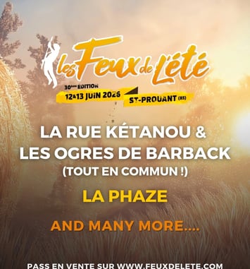 Festival Les feux de l'été 2026 affiche