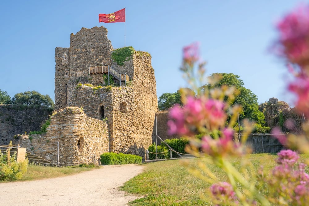 Vue sur le donjon