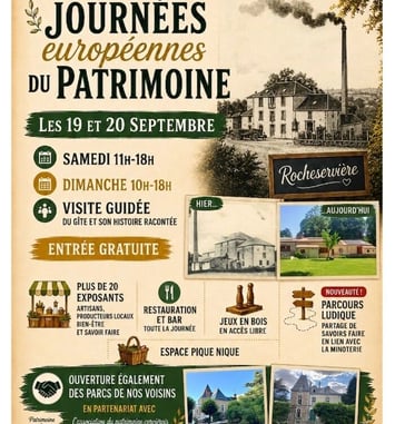 Journées européennes du patrimoine, Gîte La Minoterie, Rocheservière