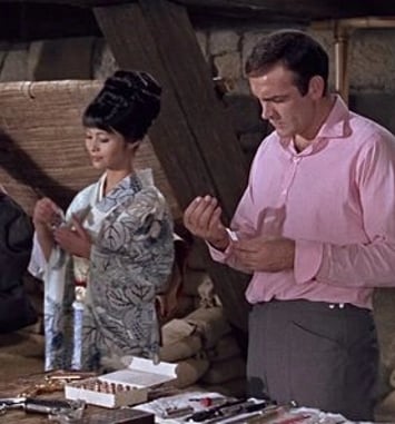 Film de James Bond "On ne vit que deux fois" de Lewis Gilbert