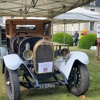 Présentation de la Talbot DC de 1926 par l'association "Projet Clément" et rassemblement de véhicules anciens