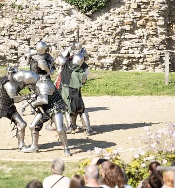 Démonstrations de combat médiéval