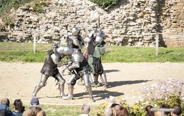 Démonstrations de combat médiéval
