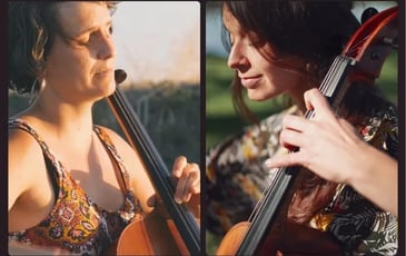 Concert, duo de violoncelles