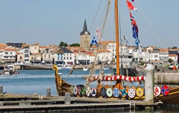 Visite à quai du Drakkar de Vendée