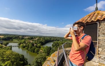 Jeu « Il faut sauver la tour Mélusine ! » avec reconstitutions 3D de l'ancien château de Vouvant