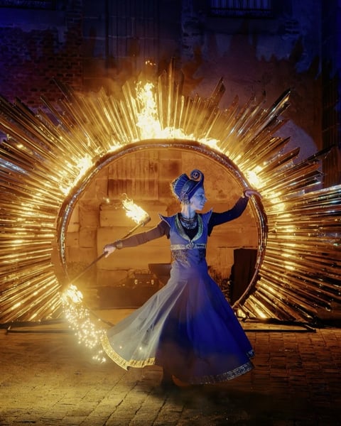 Aura, spectacle de feu