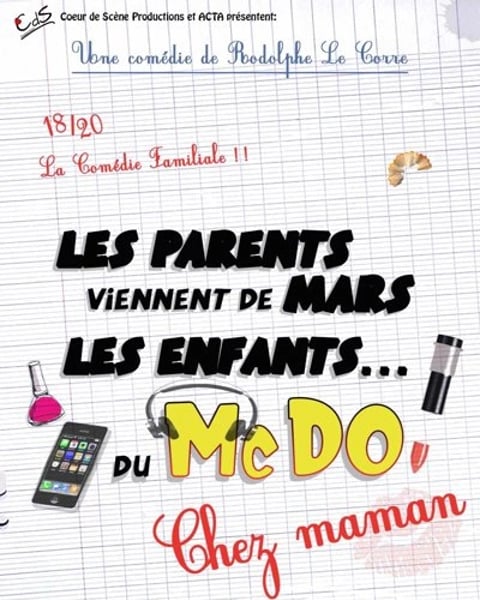 Les parents viennent de Mars, les enfants du McDo
